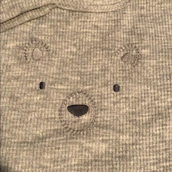 Little Planet 3 Piece Set (Tops, Pants, Hat), Size 9M, Gray/White - Picture 2 of 5